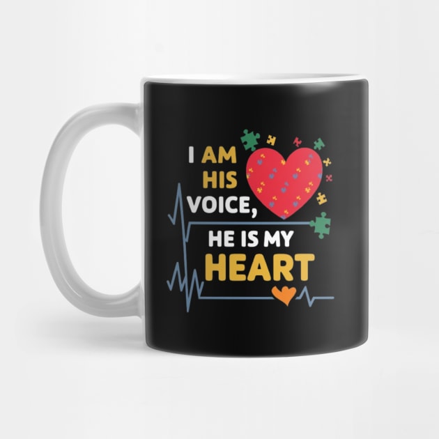 Autism,  I'm his voice he is my heart by Medkas 